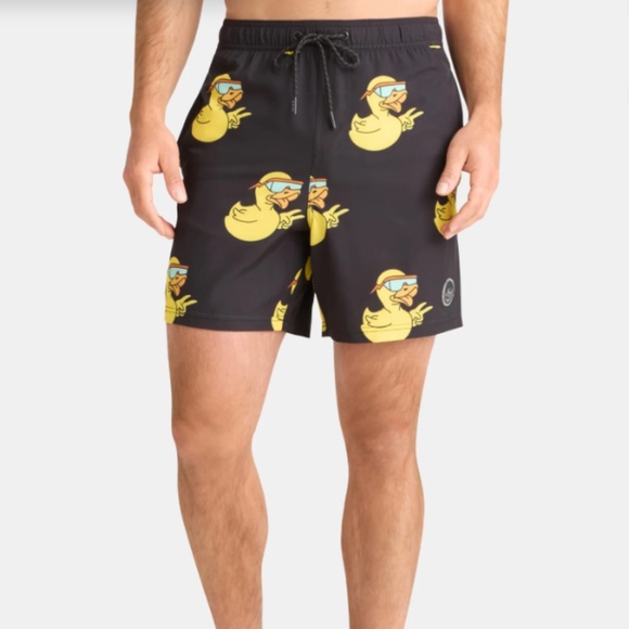 Neff Other - Neff Men's Ducky Chill Graphic Swim Shorts - Size Medium